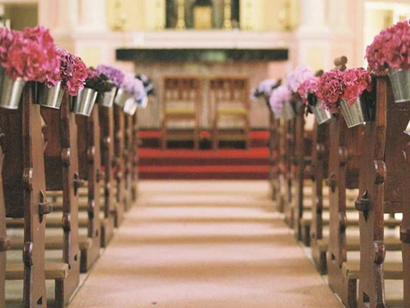 Decoração de Igreja Para Casamento